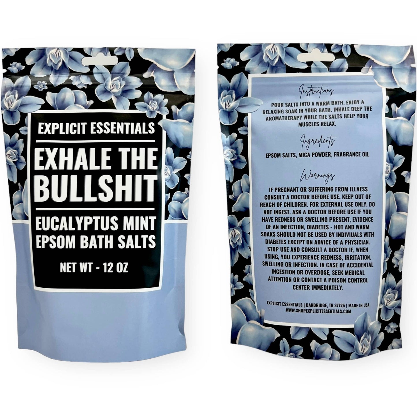 Exhale The Bullshit Bath Salts 12oz Bag