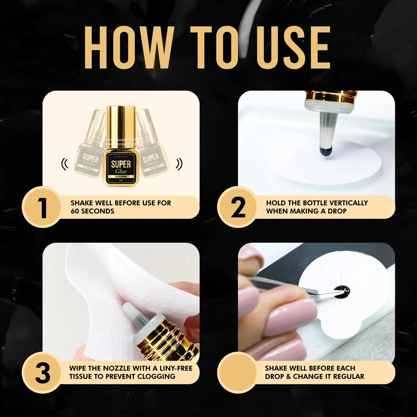 [NEW] Super Glue | Super-Fast Lash Extension Adhesive